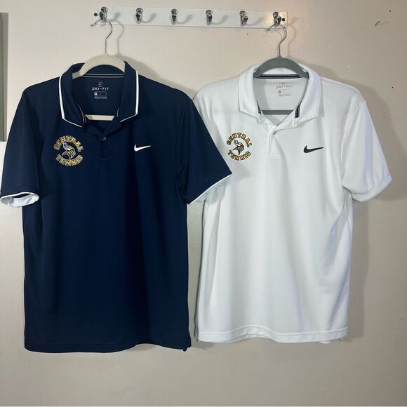 Nike Navy and White Short Sleeve Tees - Picture 4 of 11